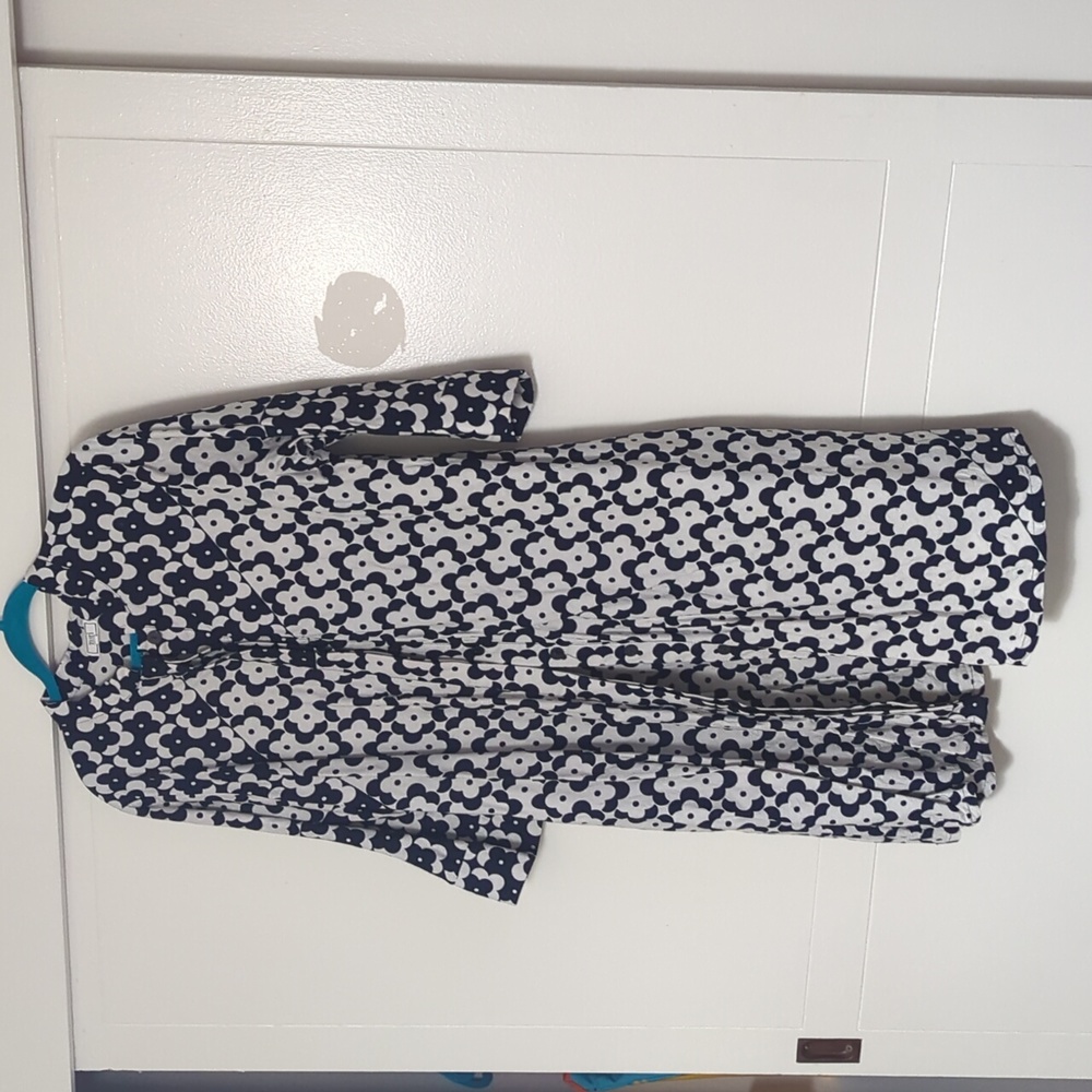 Navy and white Zuri dress